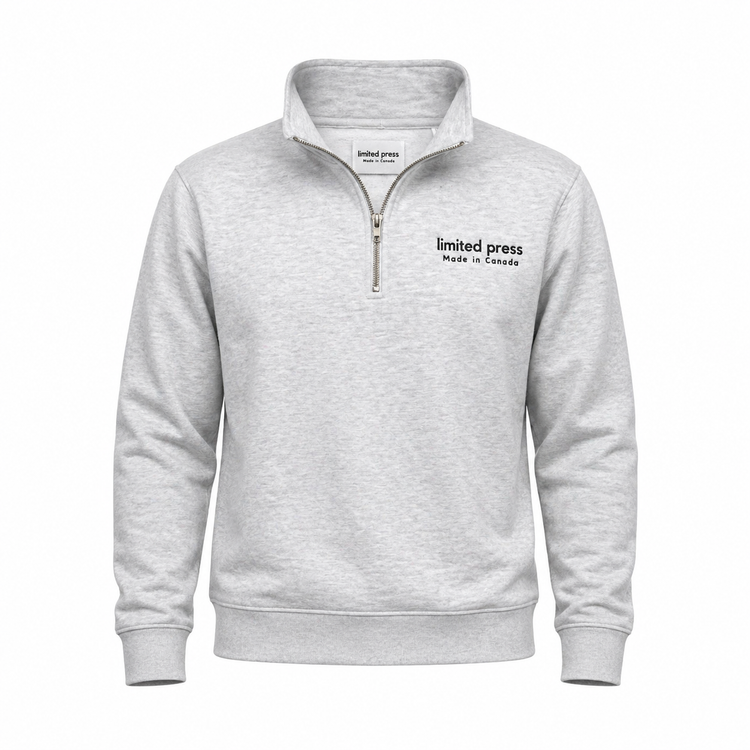 THE "CLASSIC" 1/4 ZIP CREWNECK