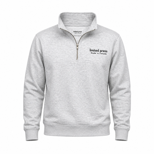The "Classic" 1/4 Zip Crewneck